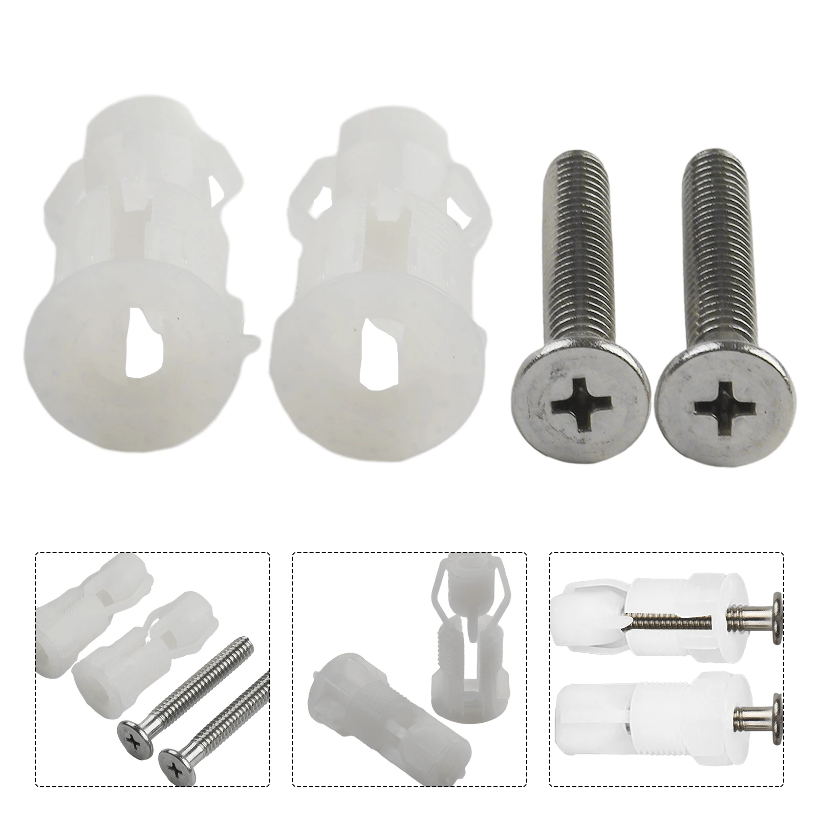 

Toilet Seats Toilet Lid Bolts Sturdy Sturdy Installation Kit Easy Installation Fits Most Standard Toilet Lid Durable