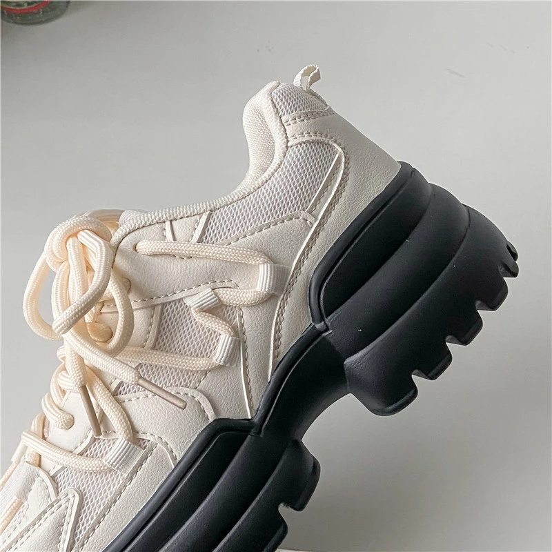 Thick Soled Increasing Hoes Womens Sport Shoes Women Chunky Platform Sneakers Women Harajuku Sneakers Lolita Running Shoes