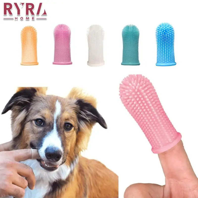 

Нетоксичная Силиконовая зубная щетка для чистки домашних питомцев