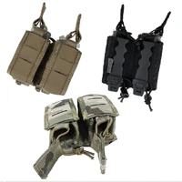new outdoor sports tactical hunting vest belt 40mm double liudan bag with molle quick release tape
