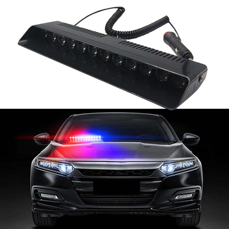 

Красно-синяя присоска, фонарь передней и задней оснастки, фотоэлементы, 12 светодиодов, стробоскоп, мощность 36 Вт, искусственная мощность