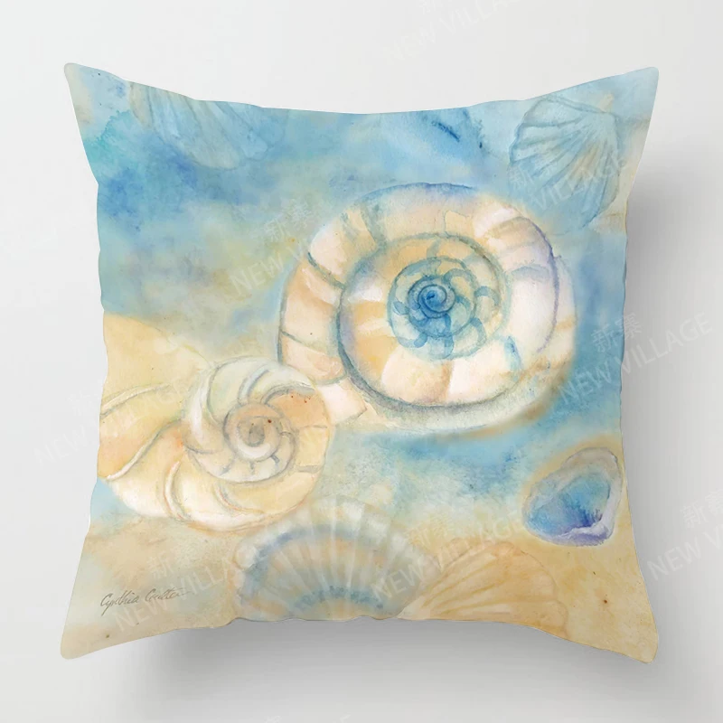 Наволочка с принтом животных под водой наволочка для дивана украшение дома можно