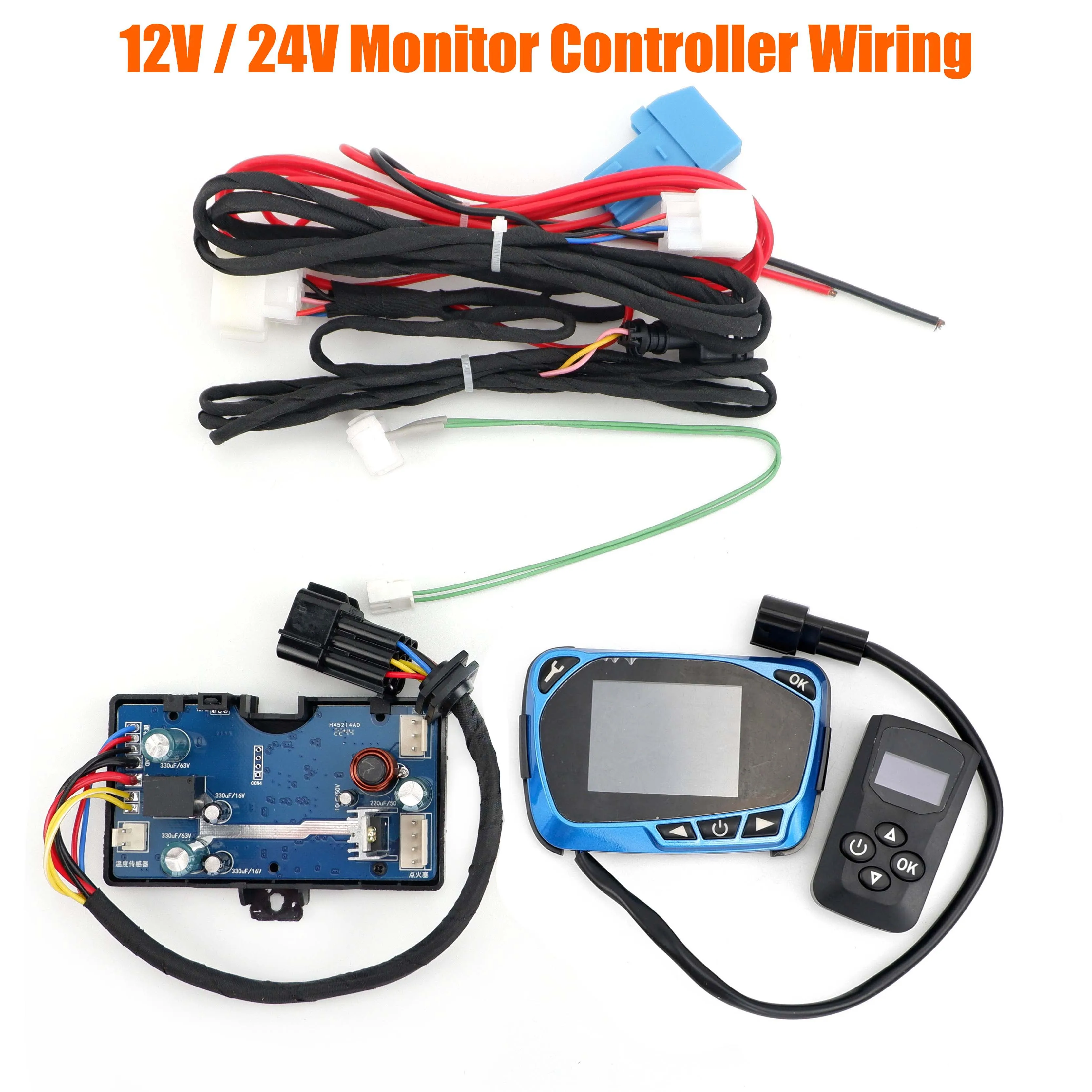 

12V 24V 2KW 3KW 5KW 8KW Air Diesel Heater LCD Monitor Switch Control Panel Remote Board Motherboard For Car Truck Camper