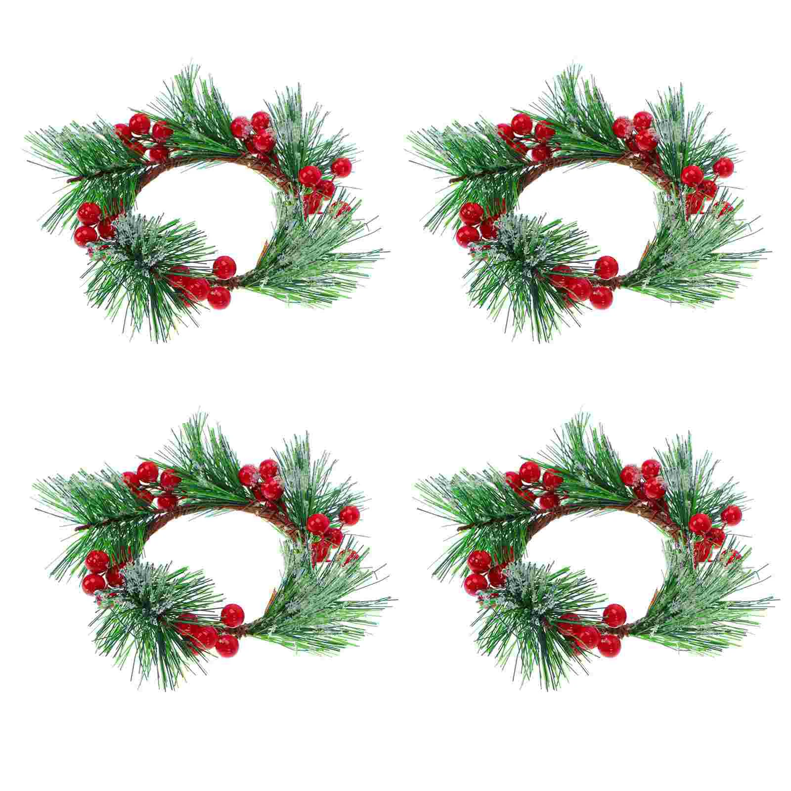 

Ring Wreath Christmasmini Decoration Wreaths Decor Scene Sign Door Artificial Advent Berry Holy Ornament Hanging Tree Chritsmas