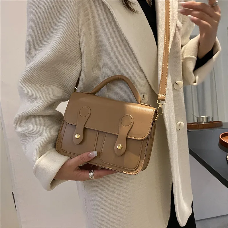 

Женские сумки через плечо New Klein, синие модные дамские Дизайнерские Сумочки, простые однотонные сумки через плечо для девушек, 2022