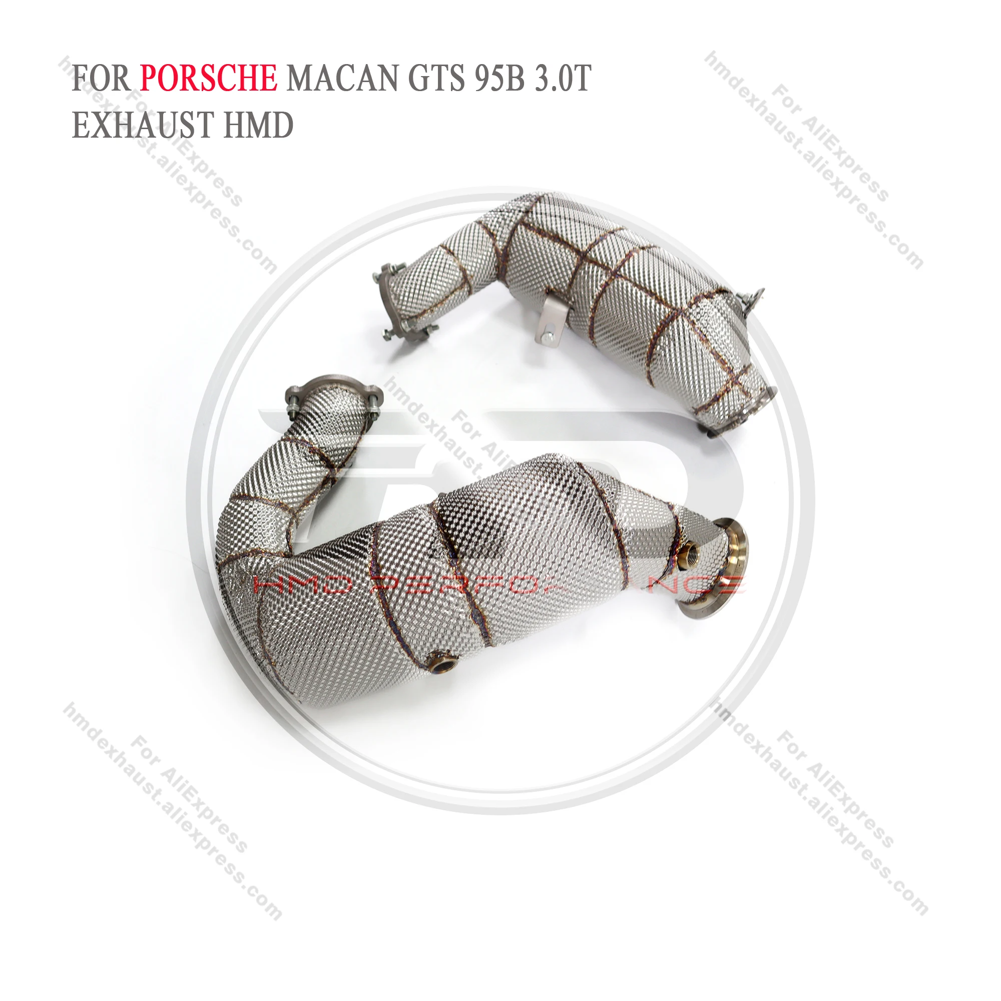 HMD выхлопная система с высоким потоком для выпускной трубы Porsche macan GTS 95B 3 0 T