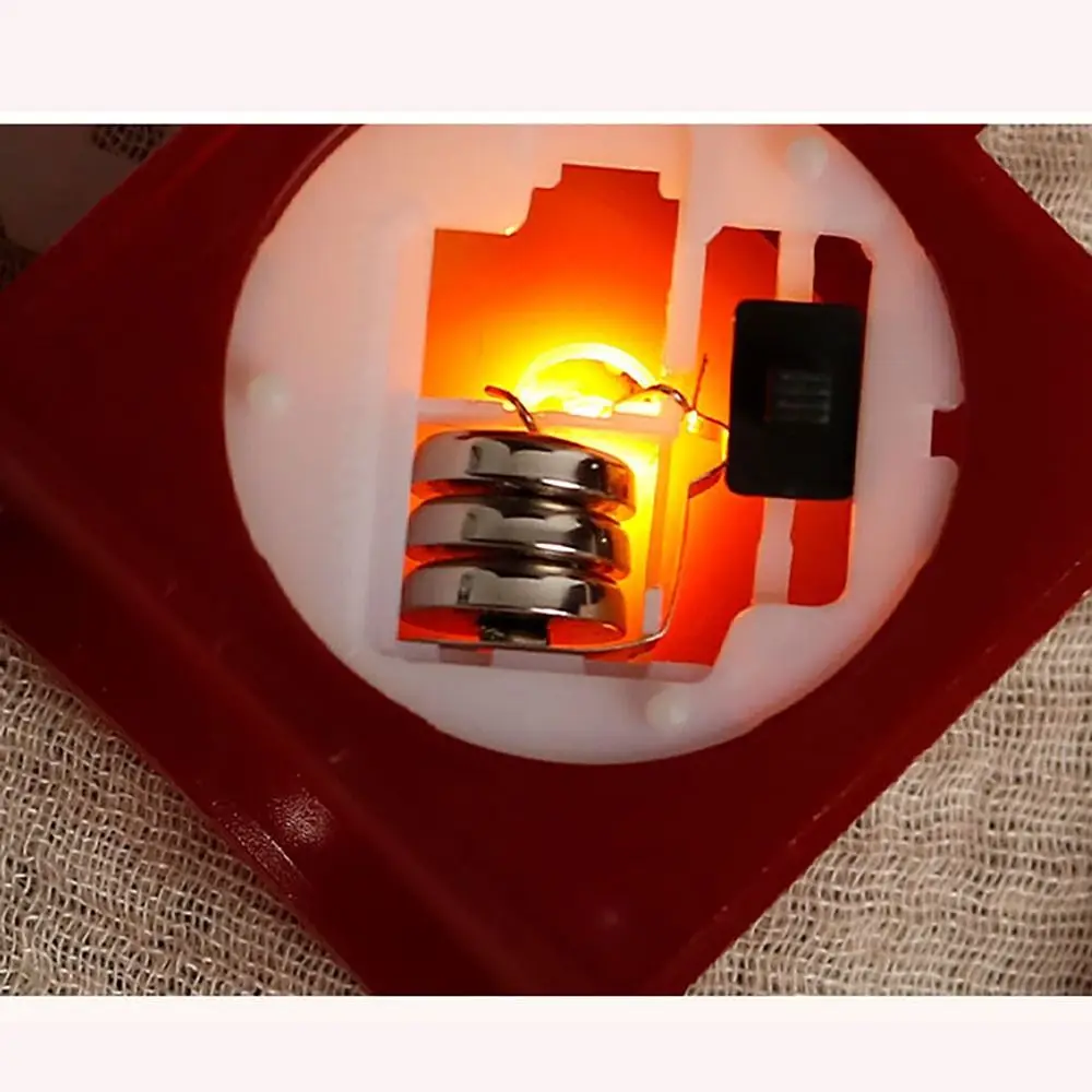 DIY Мини светодиодный светящийся камин модель зима Рождество Хэллоуин подарки