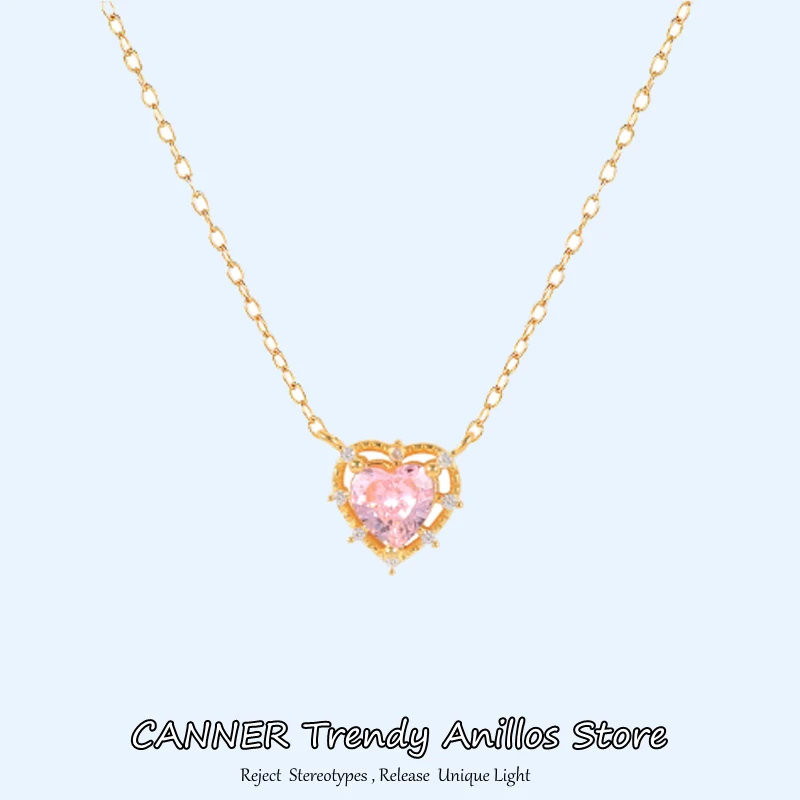 

Женский кулон с крестом CANNER, подвеска из стерлингового серебра 925 пробы в виде сердца