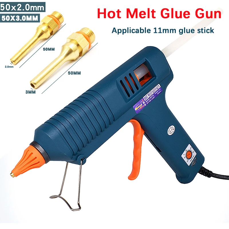 

150 Вт термоклеевой пистолет, Электрический клеевой пистолет для нагрева, промышленный клеевой аппарат с регулируемой температурой для клеевого карандаша диаметром 11 мм