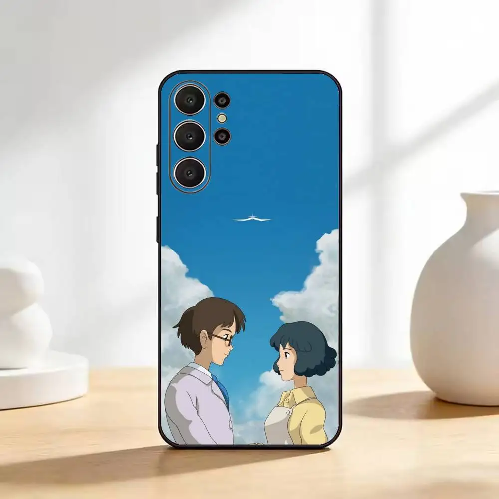 Фото Черный мягкий силиконовый чехол для телефона Classic Anime T-The Wind Rises для Samsung Ultra S26, S24, S21, S22, S23, S30, Plus, Lite №3