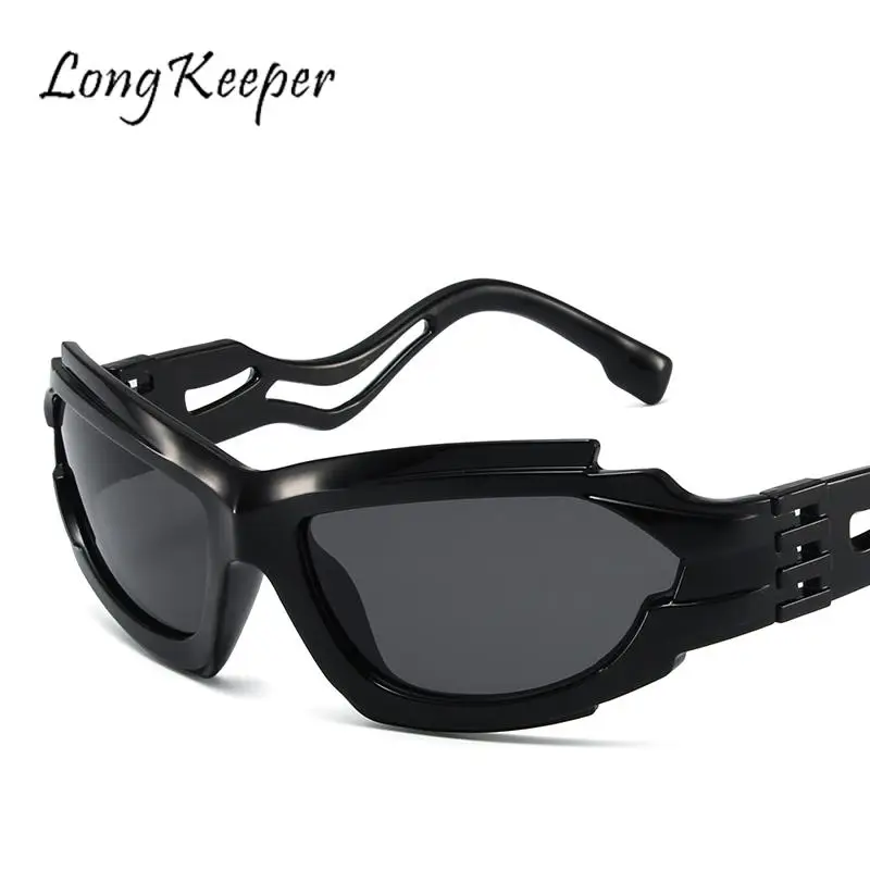 

Солнцезащитные очки в винтажном стиле женские, ажурные спортивные солнечные очки в стиле панк Y2K, Uv400, для велоспорта, вождения, рыбалки, с защитой от ультрафиолета