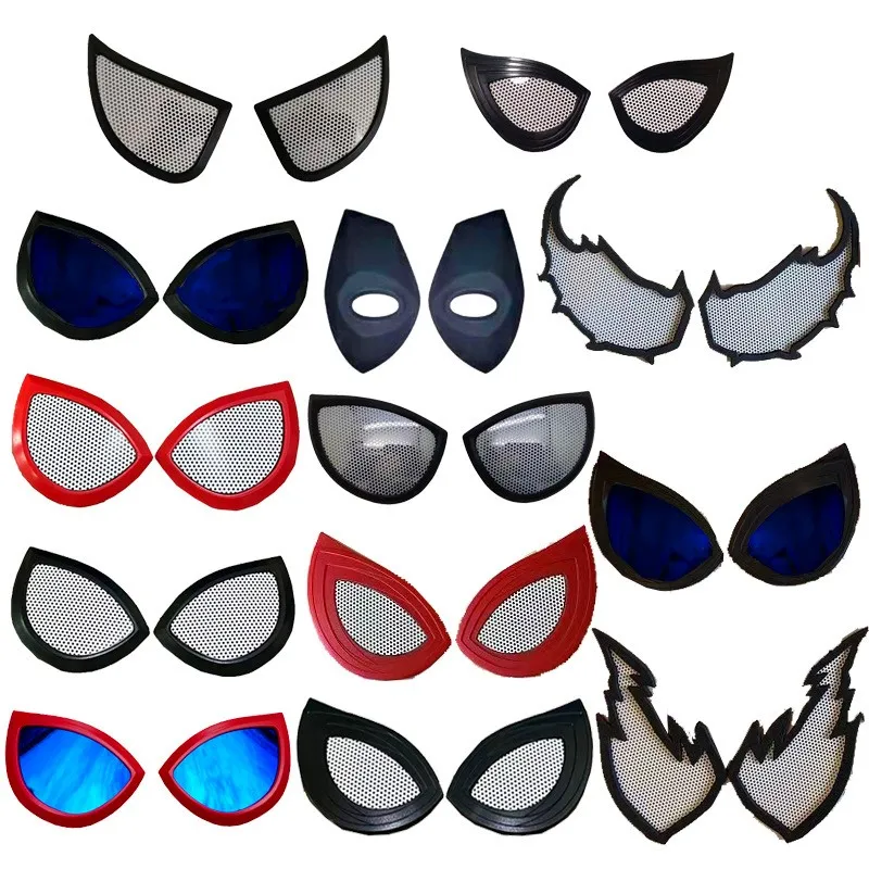 

Movie Super Lens Accessories For Bodysuit Full Mask Eyeglass Stereoscopic Color Light Halloween Carnival Party Gift