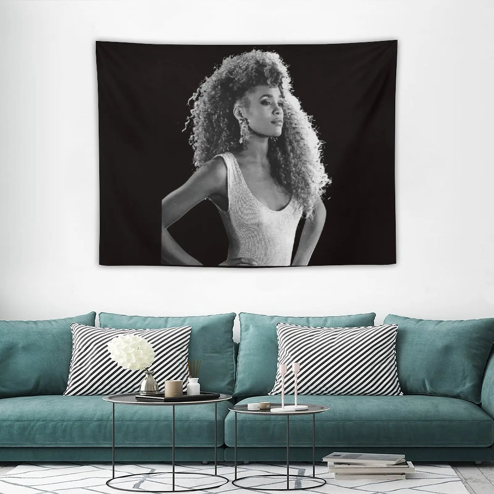 Настенный Гобелен Уитни Хьюстон украшения для комнаты эстетический аниме Декор