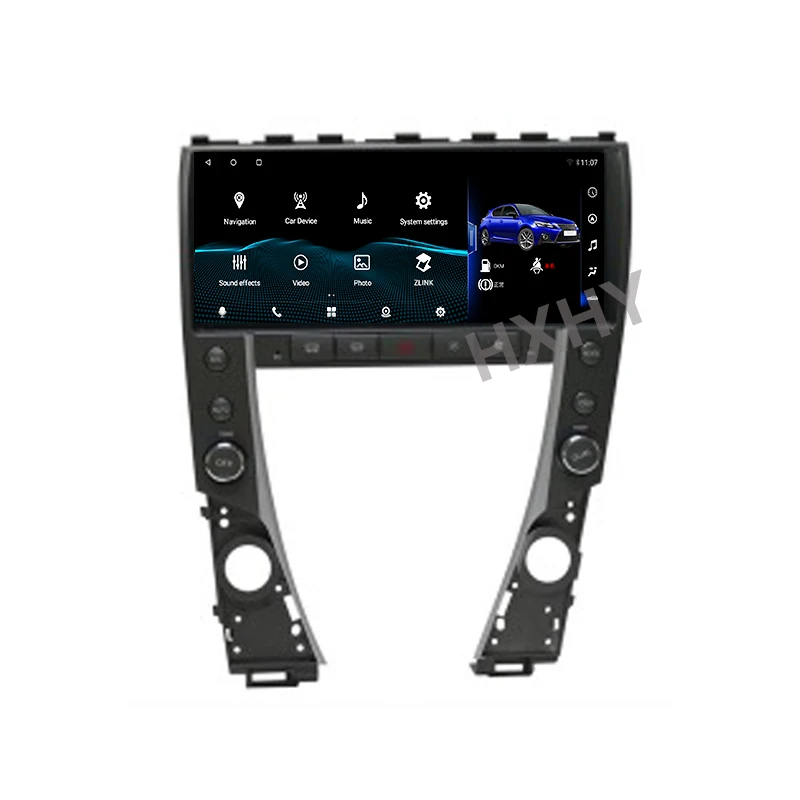 Автомобильный видеоплеер Qualcomm 8 дюйма Android Apple Carplay центральный мультимедийный