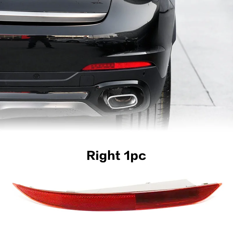 

Предупреждающая лампа отражателя заднего бампера автомобиля подходит для Bmw X6 F16 2015 ~ 2019 тормозной стоп противотуманный фонарь красный 63147323185 63147323186 автозапчасти