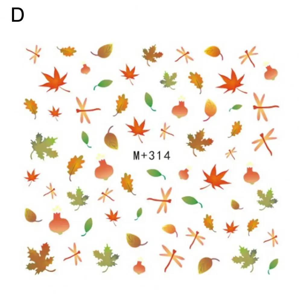 Декоративная водостойкая ультратонкая красочная наклейка для ногтей на День