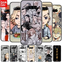 tokyo revengers manga phone case for xiaomi redmi black shark 4 pro 2 3 3s cases helo black cover silicone back prett mini cover