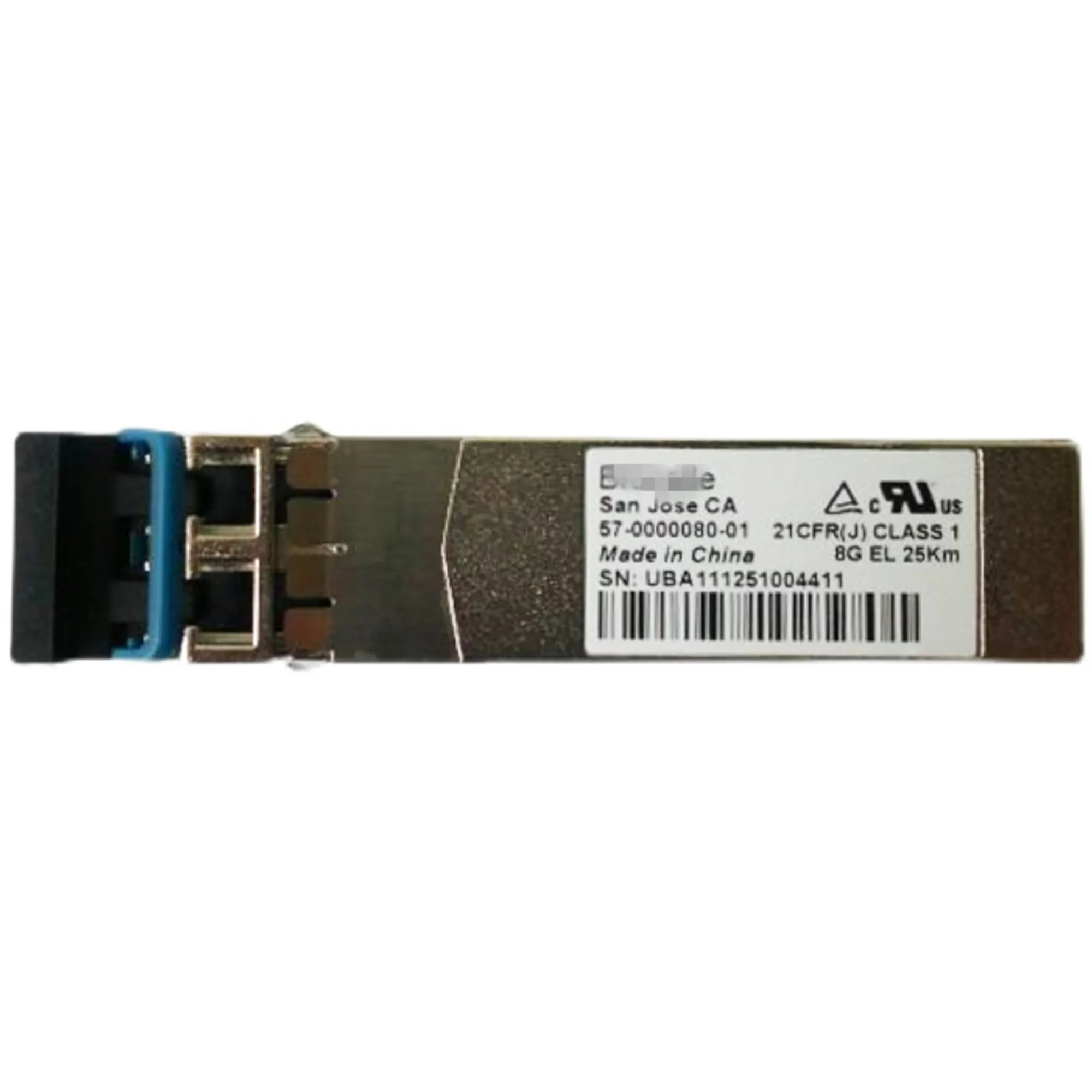 brocade 57-0000080-01 8G 25km LW SFP+/Used in Brocade 6510,6505,5300,5100,300,Encryption Single Module Optical Fiber Transceiver