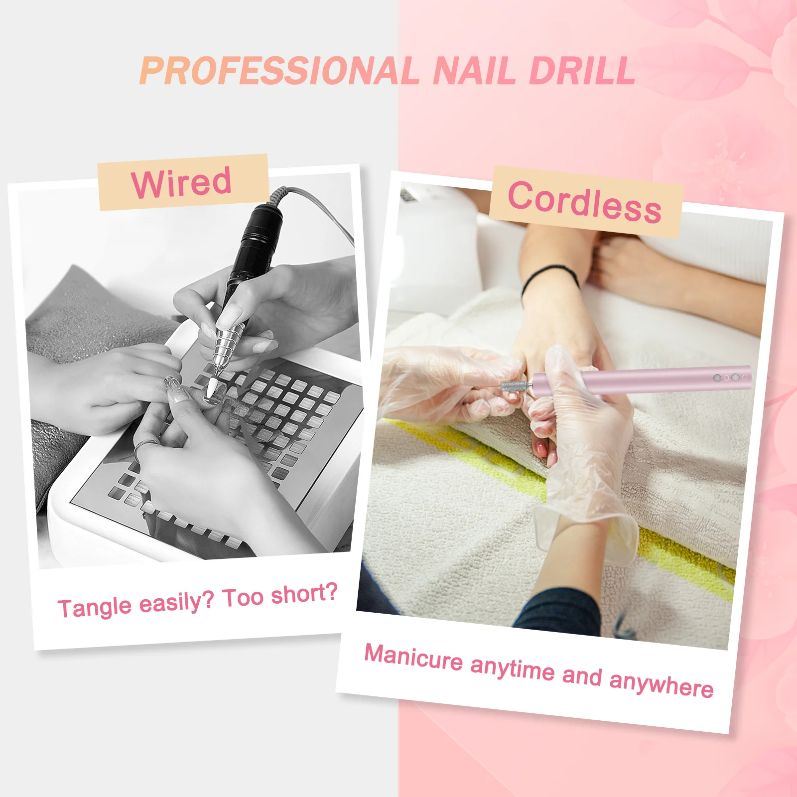 15000 об./мин Профессиональный сверлильный станок для ногтей Электрический