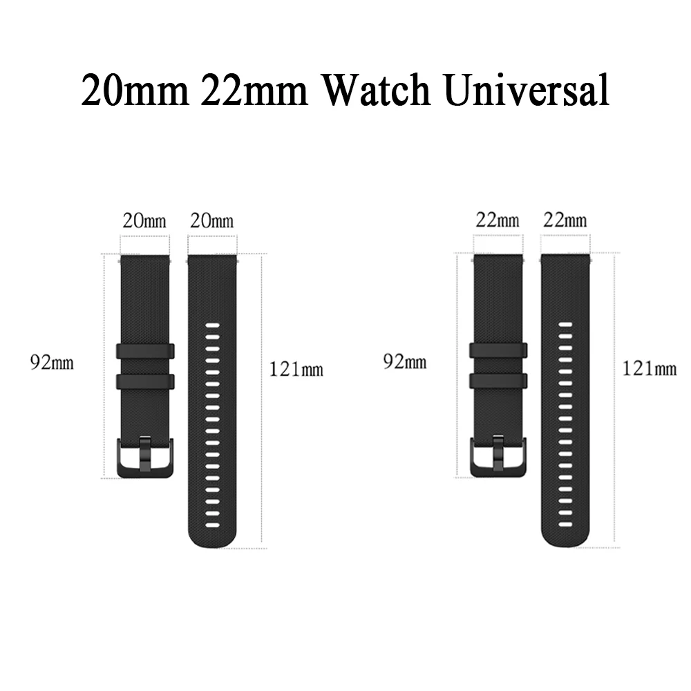 Силиконовый ремешок 20 мм 22 для Garmin Venu 3 2 Plus Sq/Forerunner 265 255 245 645 Misic Watch Band Vivoactive 5 4