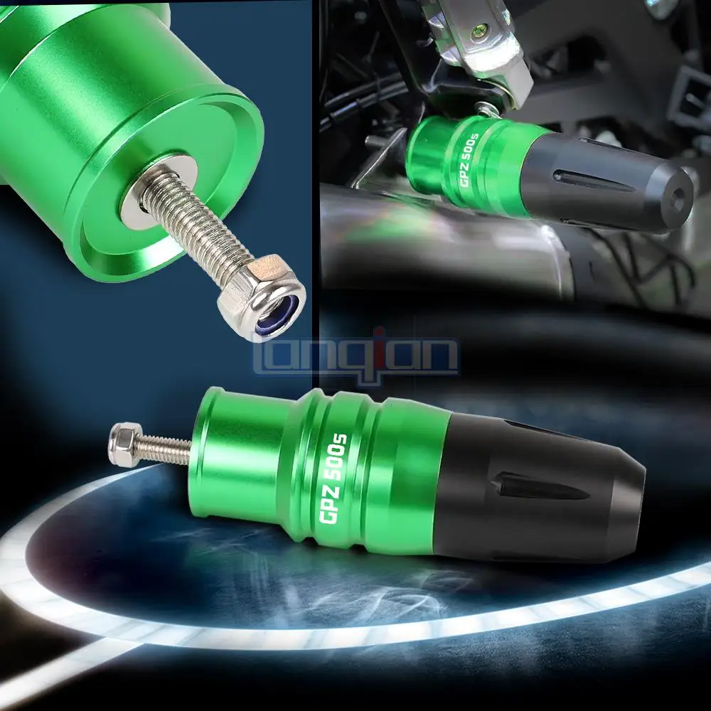 Для KAWASAKI GPZ500S GPZ 500 S 1990-2009 1991 1992 + аксессуары для мотоциклов с ЧПУ слайдеры