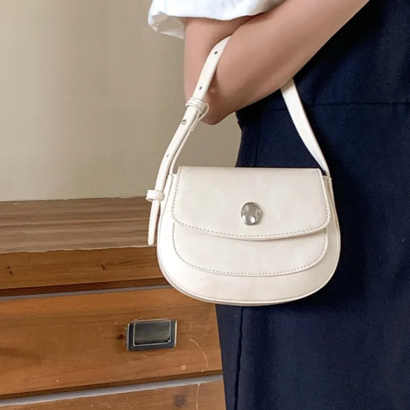 Винтажная маленькая сумка через плечо из искусственной кожи