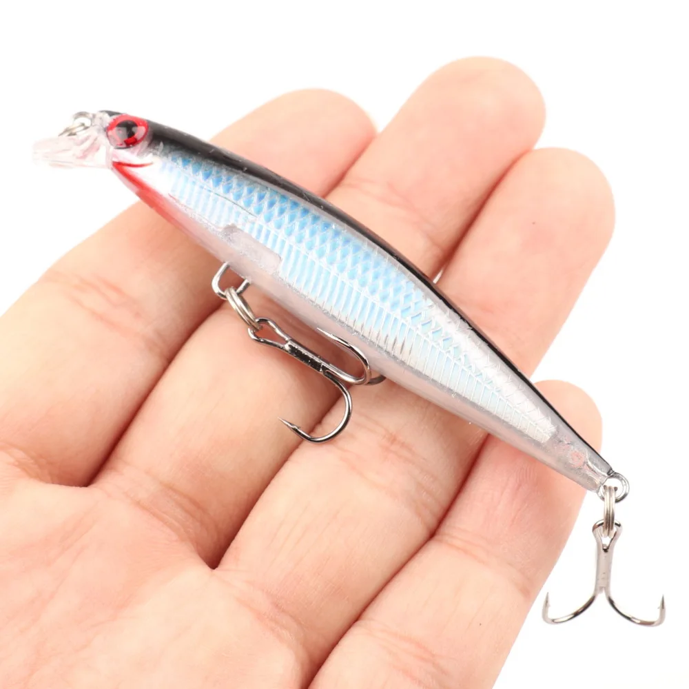 

1Pcs 8cm 5.2g Fishing Lure Minnow Wobbler Long Floating Crankbait Artificial Plastic Hard Bait Trout Bass Bait Fishing Tackle