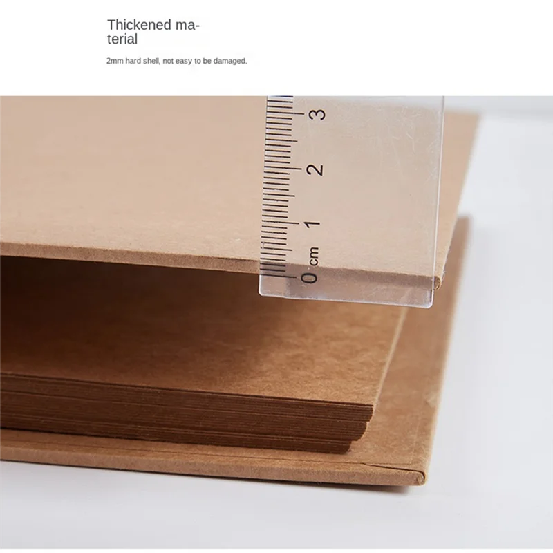 2 шт. многоразовые кольцевые папки формата А5 лоток для переплета крафт-бумаги с