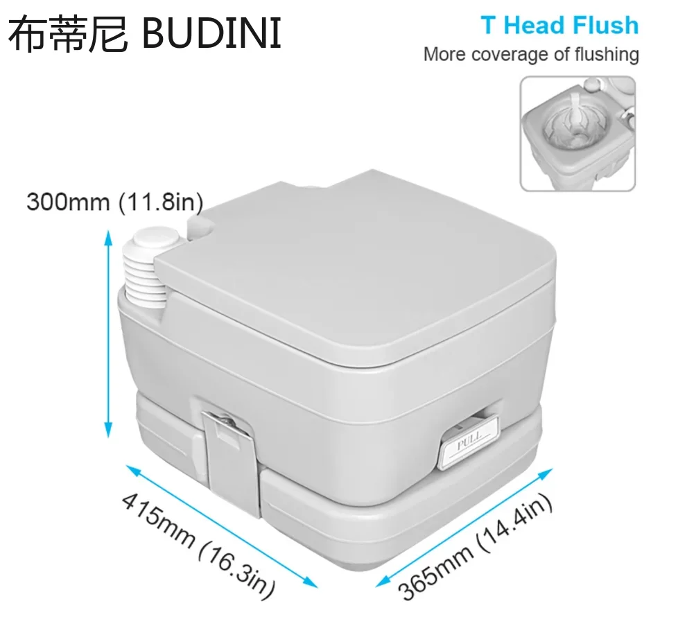 Портативный туристический Туалет-фургон для кемпинга на открытом воздухе