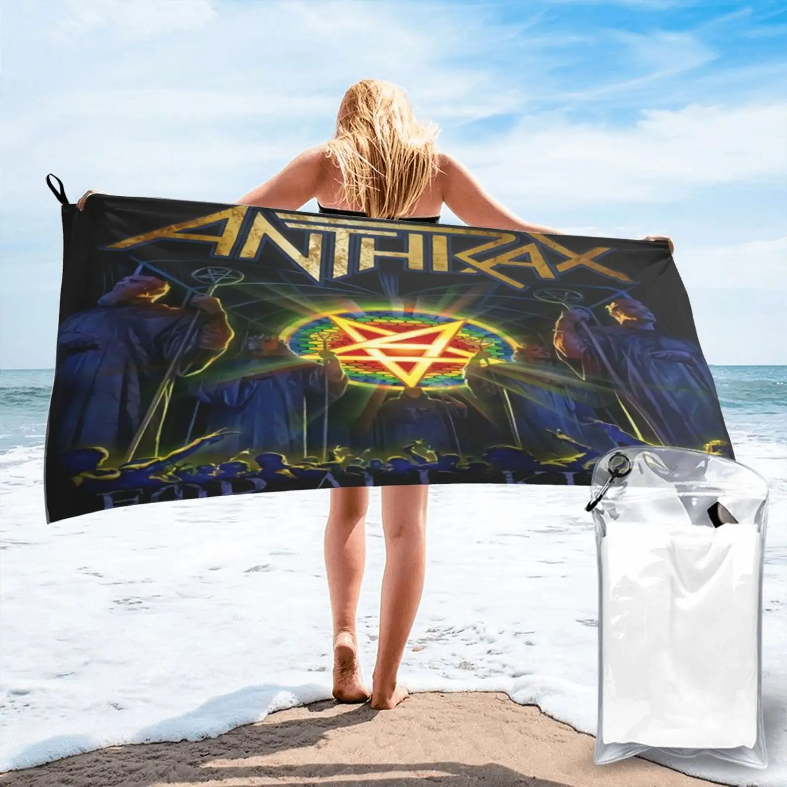 

Official Licensed Anthrax For All Kings Beach Towel Hand Towel Beach Mat Beach Blanket Xxl Beach Towel Beach Mat Spa Beachwear