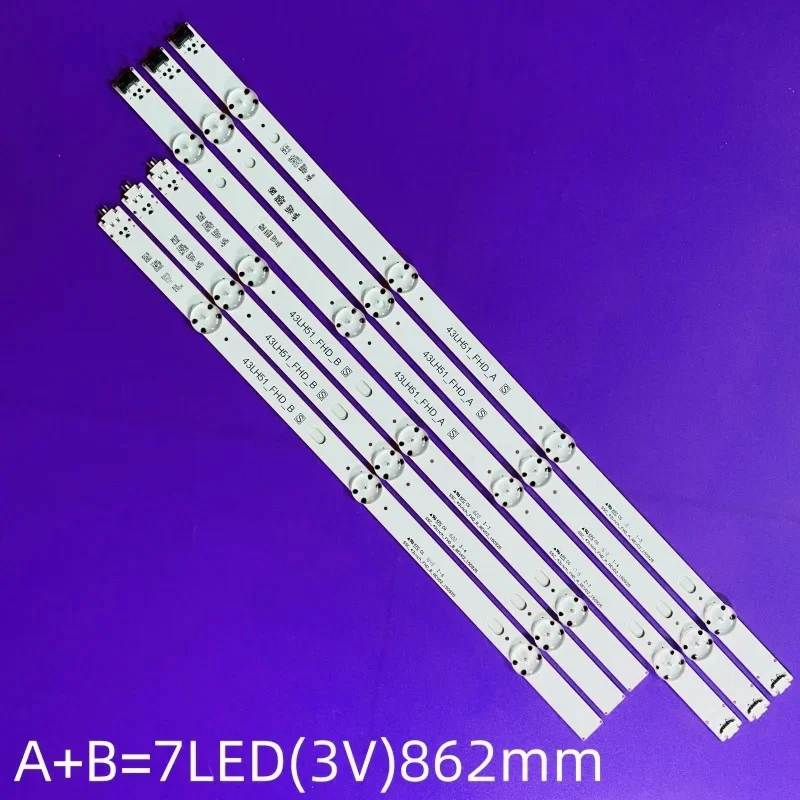Новинка 6 шт. 43LH51_FHD_A B Type LGE_WICOP_FHD 43 дюйма _ rev00_a 150511 строчки для подсветки полоски