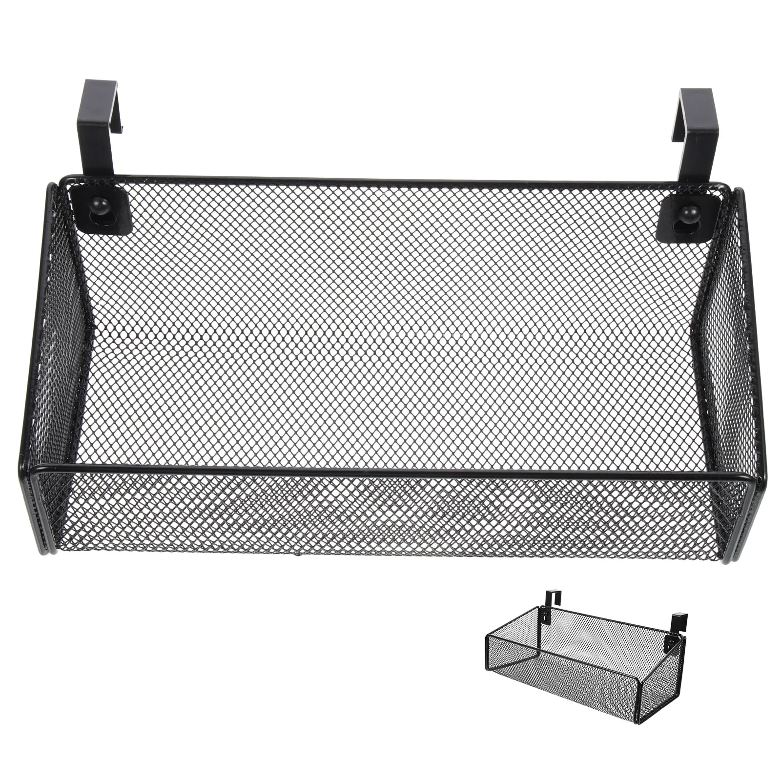 

Bed Rail Office Wall Shelves Storage Basket Hanging Home Dormitory Upper Partition Bedside Sundries Holder Metal Use