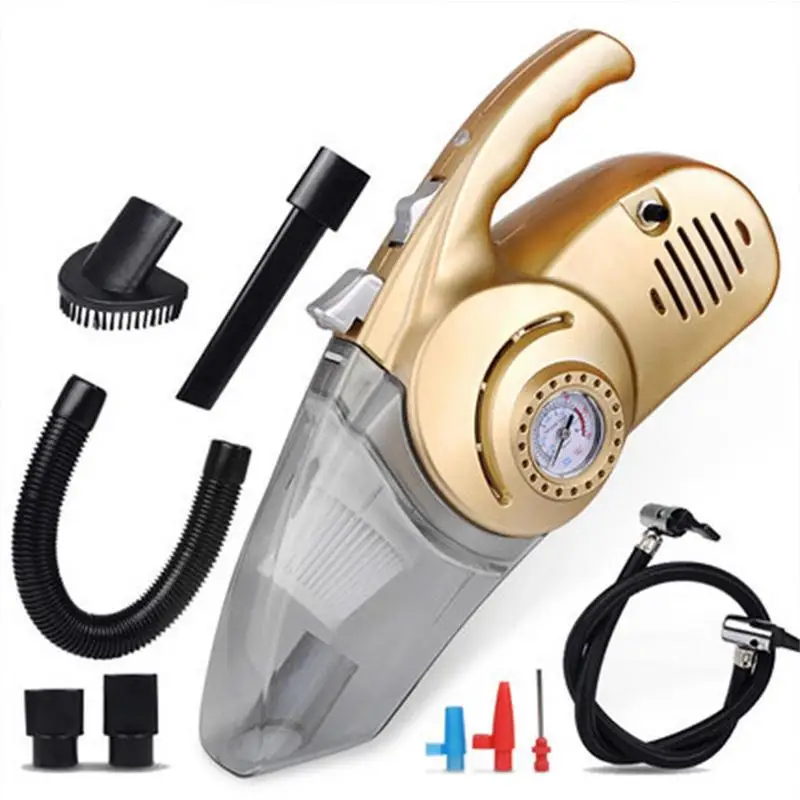 

3000PA 120W Portable Car Vacuum Cleaner 4 In 1 Powerful Compressor Air Detection Inflatable Pump Tire Pump Auto Pressure