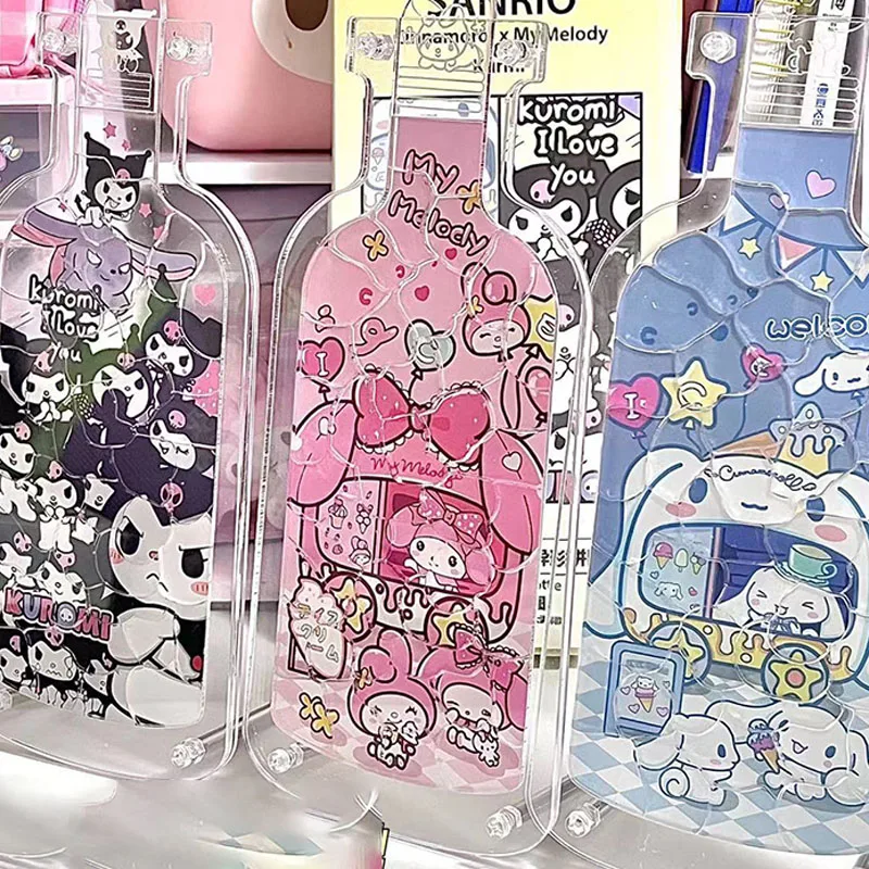 

Милая мультяшная Милая кристаллическая трехмерная головоломка My Melody Cinnamoroll Kuromi Sanrio аниме плюшевые игрушки для девочек подарок на день рожд...