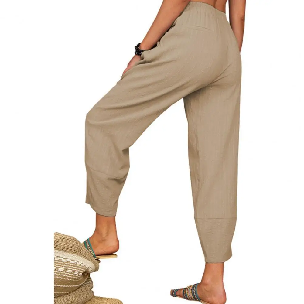 

Повседневные Удобные женские брюки в молодежном стиле, брюки-султанки, износостойкие свободные