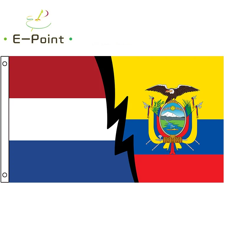 

World Cup Group A Netherlands VS Ecuador Flag 2ft*3ft (60*90cm) 3ft*5ft (90*150cm) Size Qatar Ecuador Senegal Netherlands