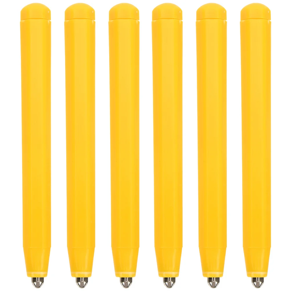 

6pcs Magnet Board Game Pens Portable Drawing Magnet Pens Painting Magnet Pens