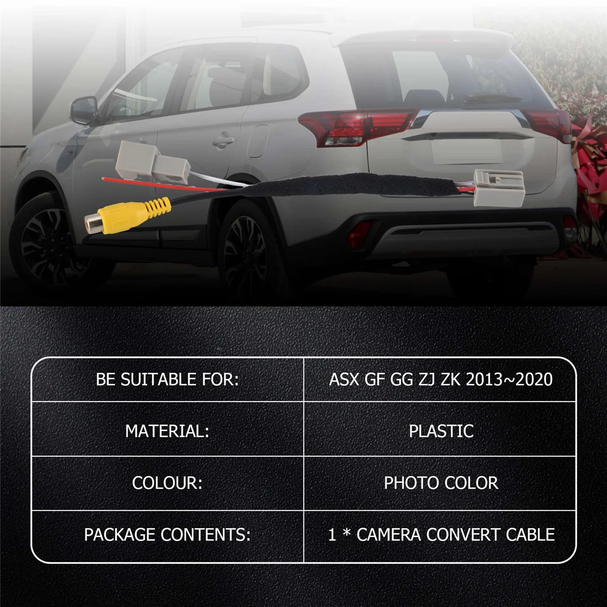 Автомобильная камера заднего вида RCA видеокамера преобразователь Кабельный