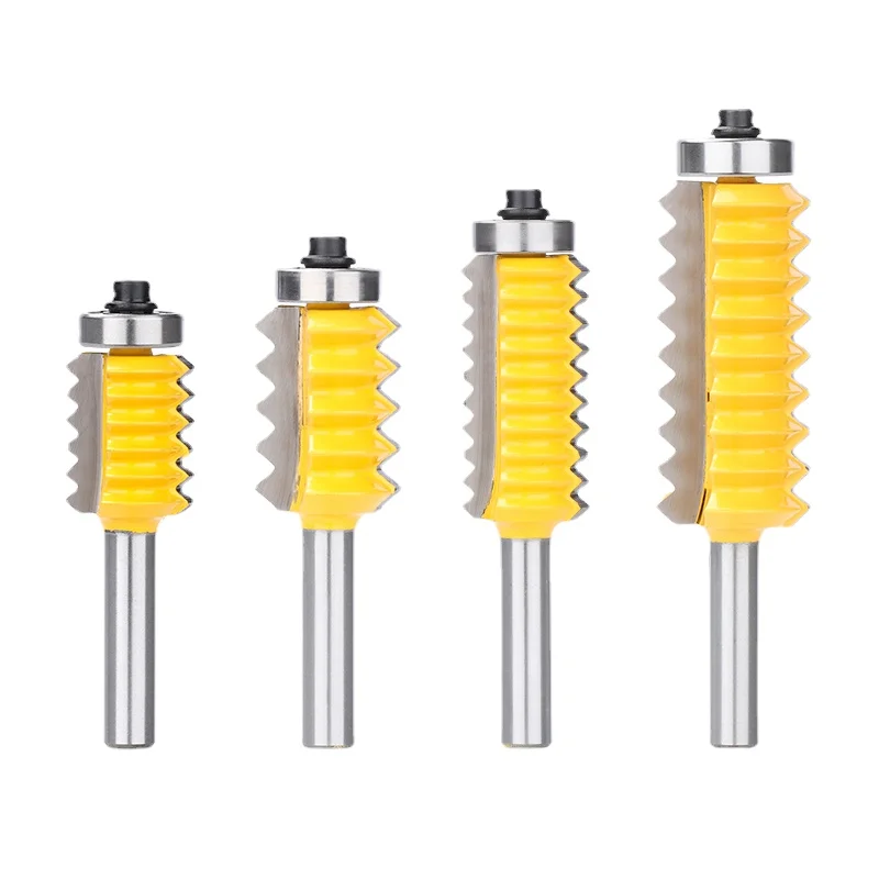 

Confiar Tenon Milling Cutter 8mm Shank Finger Joint Glue Milling Cutter Raised Panel V joint Router Bits Wood Engraving Cutters