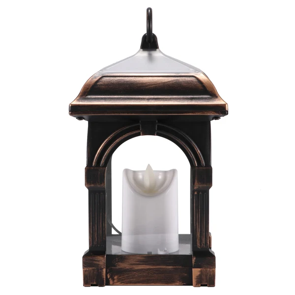 

Solar Lantern Shape Candle Lamp Solar LED Light Hanging Lamp Outdoor