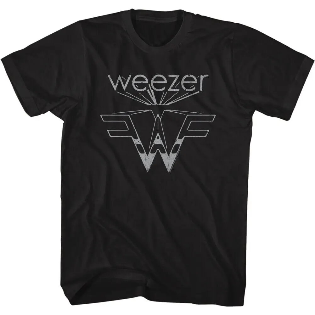 Мужская футболка Weezer Flying W Band с логотипом рок-музыки