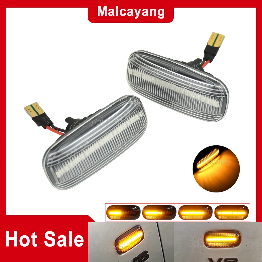 

Dynamic Turn Signal Light For Audi A3 S3 8P A4 S4 RS4 B6 B7 B8 A6 S6 RS6 C5 C7 Flashing LED Side Marker Fender Indicator Lights