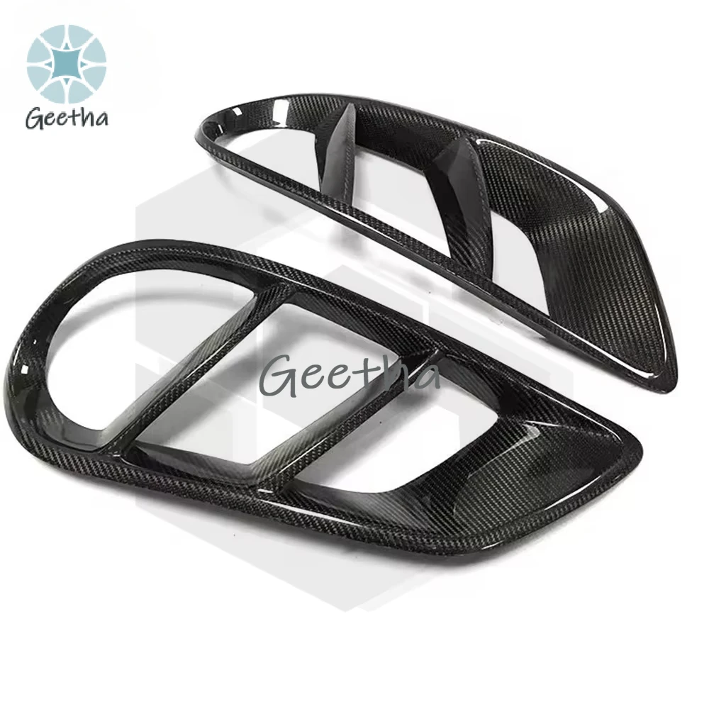 C-Class W205 Комплект воздуховодов в стиле BRS из углеродного волокна для Mercedes Benz C200 C260