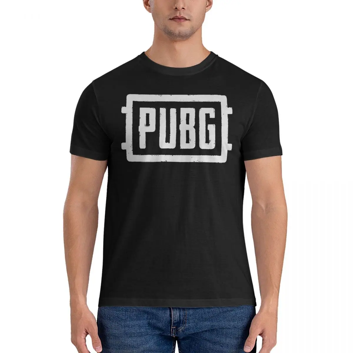 Футболка Playerunknown's Battlegrounds Мужская забавная тенниска из чистого хлопка с
