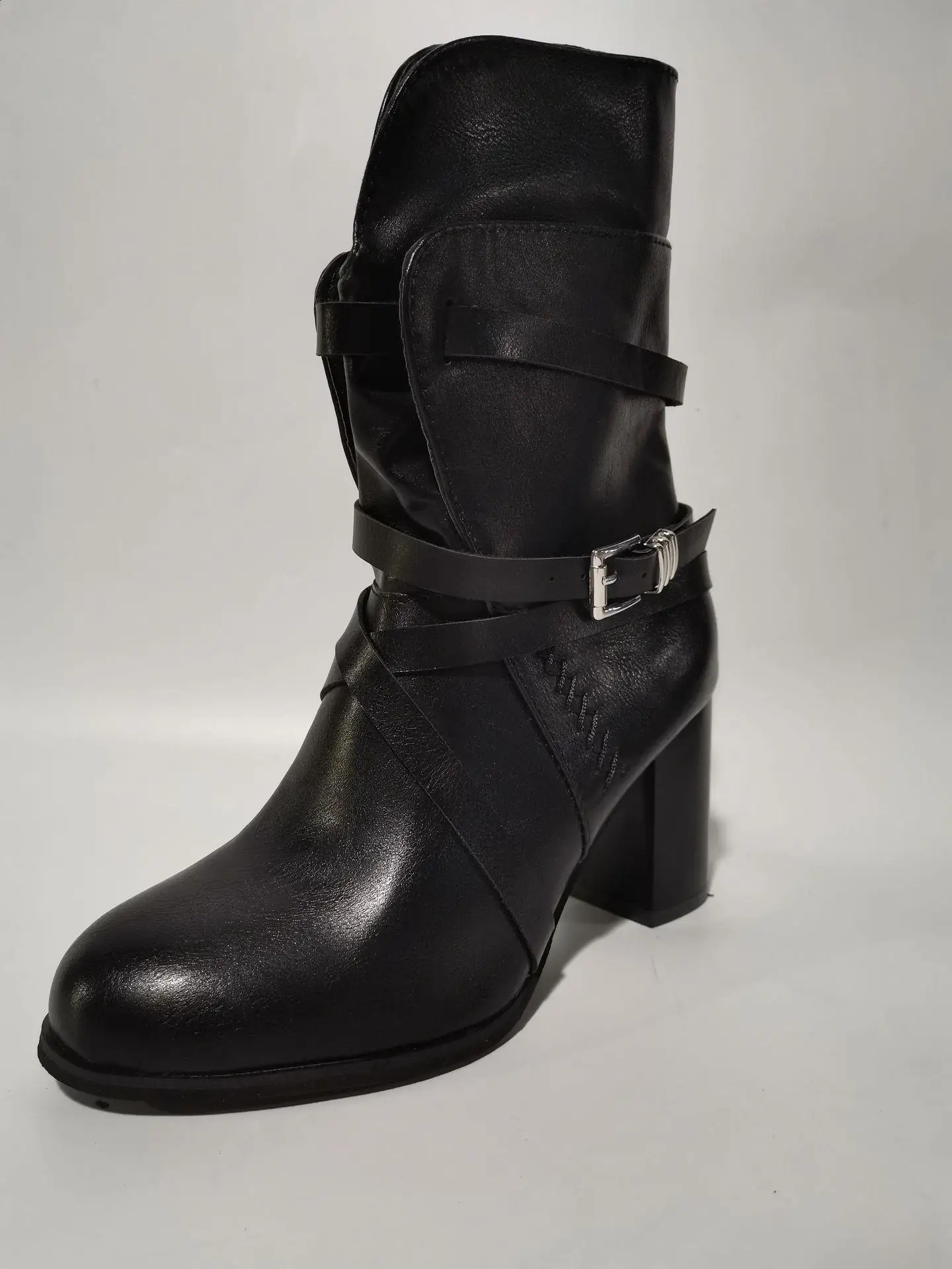 Женские резиновые сапоги Rain Med Shallow PU Slides Синтетические женские на каблуке-копыте