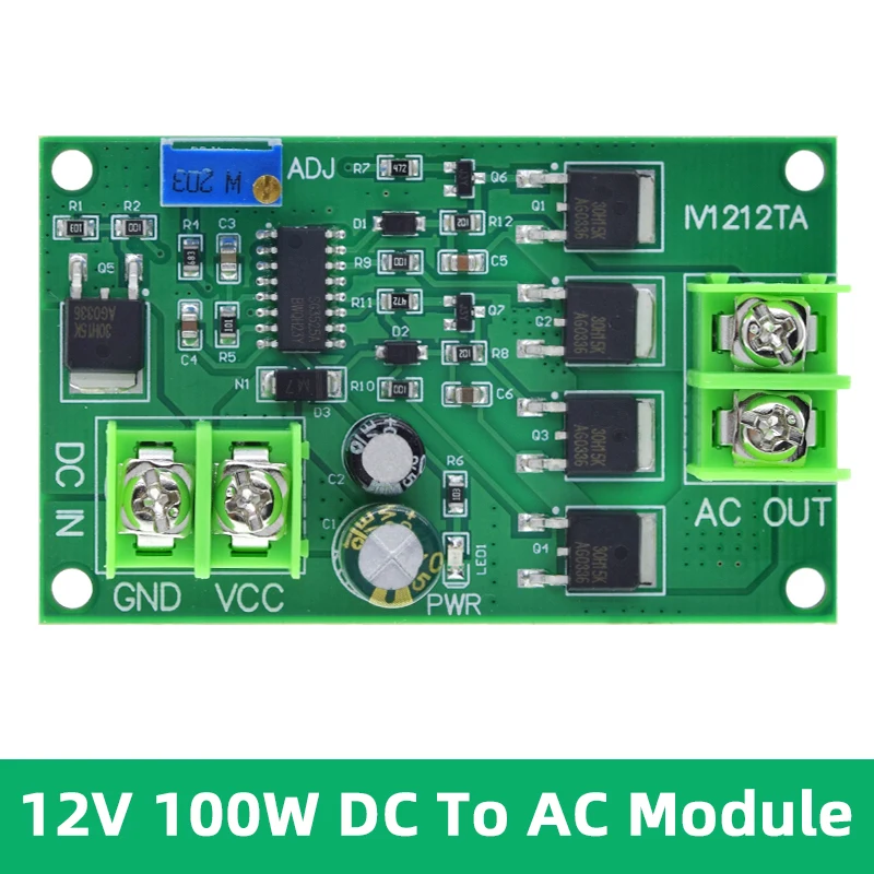 

Инвертор TZT 100 Вт DC 12В в AC 12/24В