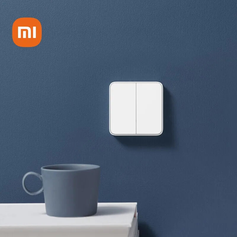 

Умный выключатель Xiaomi Mijia, настенный Wi-Fi выключатель для освещения, с поддержкой приложения Mijia