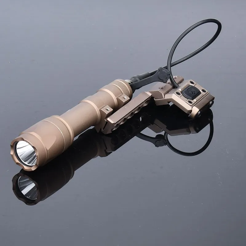

Tactical Surefir M300A Tactical Flashlight M600C Remote Pressure Switch ModButton for Weapon Scout Light Picatinny Rail Airsoft