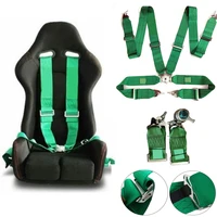 4 point safety harness modified car seat universal racing snap on seat belt harness safe shoulder strap adjustable