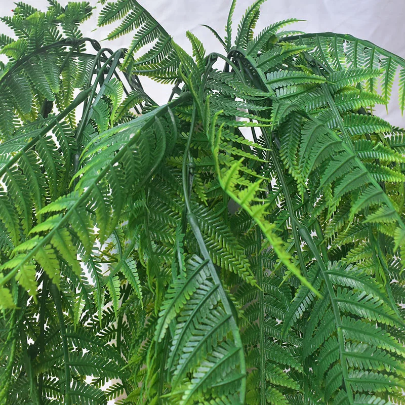 Искусственные растения Бостонский папоротник поддельная зелень подвесной плющ